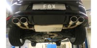 FOX final silencer right/left - 2x115x85 Typ 44 right/left - VW Golf VII R 4-Motion