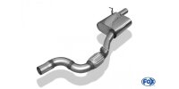 FOX front silencer - 13+ VW Golf VII R 4-Motion