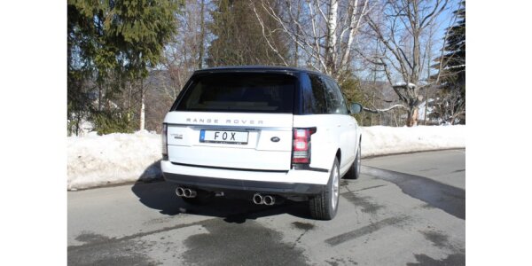 FOX Endschalldämpfer 2x90 Typ 16 - Range Rover IV 3,0L Diesel MK