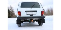 FOX Final Silencer across exit 145x65 Typ 59 - Lada Niva 4x4