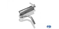 FOX Final Silencer across exit left 1x45 Typ 10 left - 10-17 Lada Niva 4x4