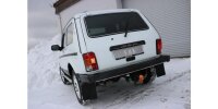 FOX final silencer across exit left - 1x45 Typ 10 left - Lada Niva 4x4