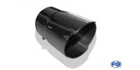 FOX Cover silber - 80mm tailpipe sleeve with grub screws...