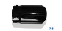 FOX Cover black - 100mm tailpipe sleeve with grub screws...