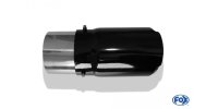 FOX Cover black - 100mm tailpipe sleeve with grub screws for Tailpipe Ø90 - length: 150mm