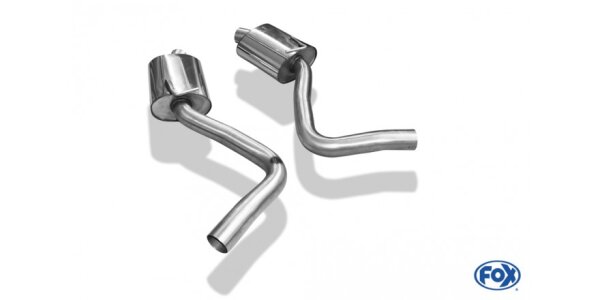 FOX Front Silencer - Mercedes SL 231 3,5L