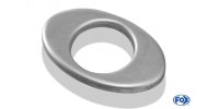 FOX lid for Tailpipe oval 140x90mm - hole: 63mm