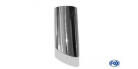 FOX welding tailpipe Typ 38 - left 115x85 mm / length:...