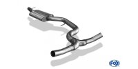 FOX middle silencer incl. Y-Adapter - VW Passat 3C...