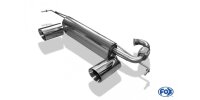 FOX Final Silencer across exit incl. flex piece 1x100 Typ 25 - Smart Forfour 453 with Brabus rear approach