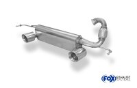 FOX Final Silencer across exit incl. flex piece 1x90 Typ...