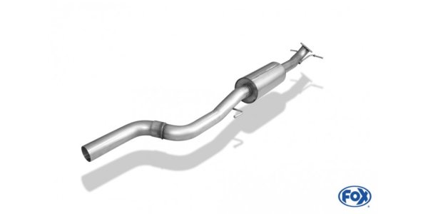 FOX front silencer - Opel Astra K (w/o Models with OPF)