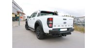 FOX final silencer Sidepipe, Exit on the left side of the vehicle behind the rear wheel - 2x115x85 Typ 38 - 16+ Ford Ranger 4x4x double cabin/Wildtrak