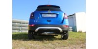 FOX final silencer right/left - 115x85 Typ 38 right/left - Opel Mokka 4x4/4x2