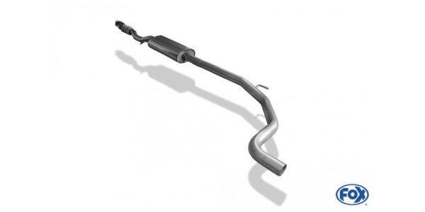 FOX front silencer - Opel Corsa E