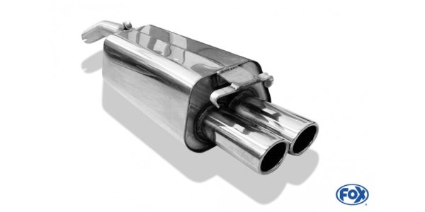 FOX Endschalldämpfer - 2x76 Typ 16 - Audi 100/A6 C4 (FWD)