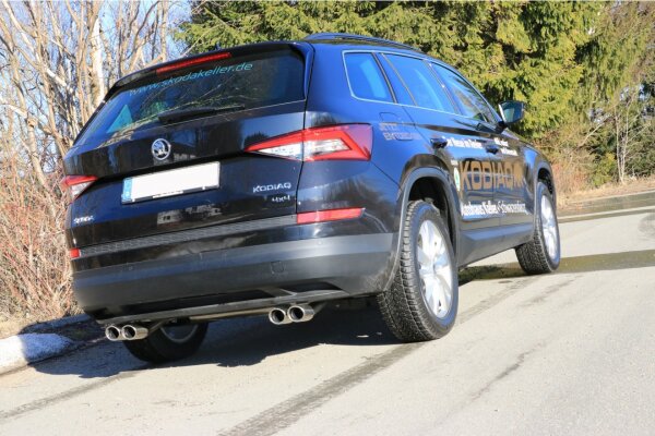 FOX Endschalldämpfer 2x88x74 Typ 32 - Skoda Kodiaq 4x4