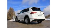 FOX Endschalldämpfer quer 2x80 Typ 25 - VW Tiguan II Diesel 4-Motion