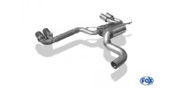 FOX Final Silencer across 2x80 Typ 25 - VW Tiguan II Diesel 4-Motion