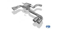 FOX Final Silencer across 2x80 Typ 25 - Tailpipes under the bumper - Skoda Kodiaq 4x4