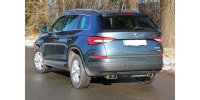 FOX Endschalldämpfer quer - 2x80 Typ 25 rechts/links - Endrohre in der Stoßstange - Skoda Kodiaq 4x4