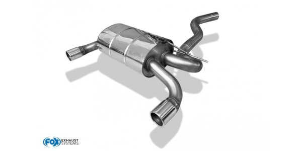 FOX Endschalldämpfer rechts/links - 1x80 Typ 12 - 13+ BMW F36 420i/428i