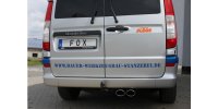 FOX Endschalldämpfer - 2x115x85 Typ 32 - Mercedes Vito/Viano W639 (ohne Compact)