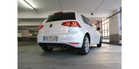 FOX Endschalldämpfer 160x90 Typ 38 - VW Golf 7 (starre Hinterachse)