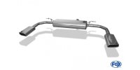 FOX final silencer across exit right/left - 145x65 Typ 59 right/left - Mercedes CLA 117 4-matic