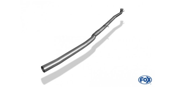 FOX front silencer replacement pipe with VSD shortly after the catalyst - Mercedes CLA 220 117 4-matic