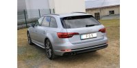 FOX Endschalldämpfer - 2x80 Typ 25 - Audi A4 B9 3,0L...