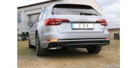 FOX Endschalldämpfer - 2x80 Typ 25 - Audi A4 B9 3,0L TDI quattro