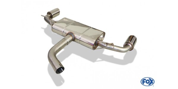 FOX Final Silencer 1x100 Typ 25 - VW Golf 7 2,0L GTI