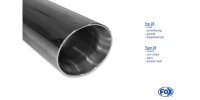 FOX Final Silencer 1x100 Typ 25 - VW Golf 7 2,0L GTI