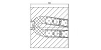 FOX Uni-Silencer oval double flow with Hose - completion 818 356x160mm, d1Ø 70mm d2Ø 55mm, length: 320mm