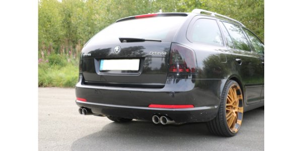 FOX final silencer right/left - 2x76 Typ 25 right/left - Skoda Octavia 1Z RS (Facelift)