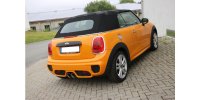 FOX Endschalldämpfer Ausgang mittig - 2x100 Typ 25 - Mini Cooper S F56/F57