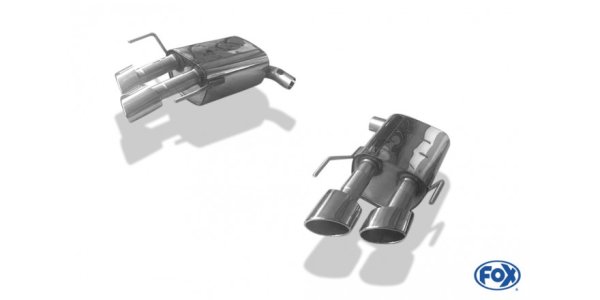 FOX final silencer right/left - 2x106x71 Typ 38 right/left - Alfa Romeo Brera 939