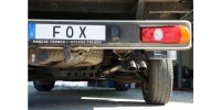 FOX final silencer - 2x63 Typ 28 - VW Bus T5 Pritsche (4x4) double cabin