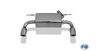 FOX Final Silencer across exit 1x90 Typ 12 - BMW F23 220i Cabrio