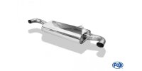 FOX Final Silencer across exit - Exit of the tailpipe in original tailpipes - Mercedes A-Class A45 245 AMG