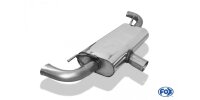 FOX Final Silencer across exit - Exit of the tailpipe in original tailpipes - Mercedes A-Class A45 245 AMG