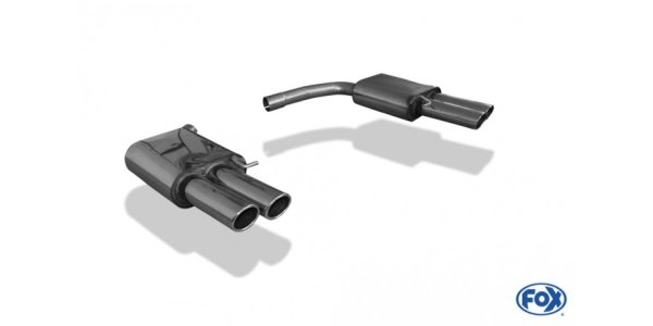 FOX final silencer right/left -2x90 Typ 17 right/left - Audi A5 B8 Sportback