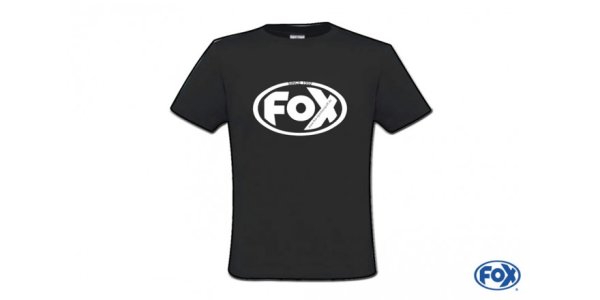 FOX T-Shirt Größe XXL Schwarz mit weisser Schrift "25 Jahre"