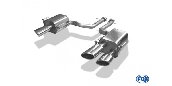 FOX Endschalldämpfer 2x115x85 Typ 38 - Lexus RC F