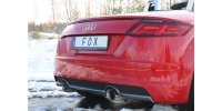 FOX Endschalldämpfer rechts/links - 1x100 Typ 25 rechts/links - Audi TT FV3 (FWD)