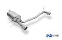 FOX Endschalldämpfer 1x90 Typ 16 - Dacia Duster 4x2...
