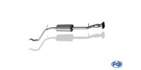 FOX front silencer - Dacia Duster 4x2 (FWD)