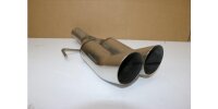 FOX screw-on tailpipe around 2x76mm / connection: 50mm /...