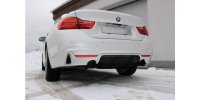 FOX Endschalldämpfer rechts/links - 1x80 Typ 12 schwarz emalliert - 13+ BMW F36 420i/428i